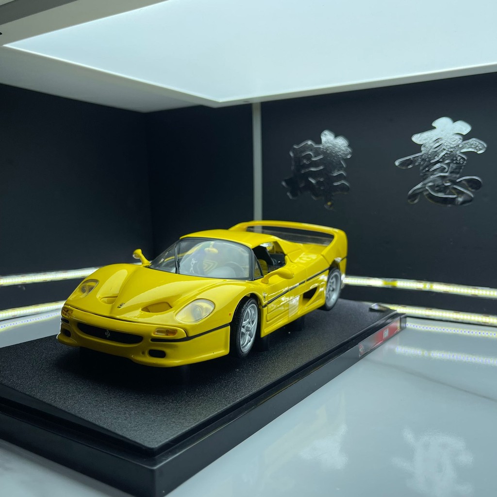 Hot Wheels Hot Wheels 1: 18 Ferrari F50 สีเหลือง