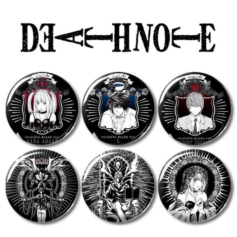 DEATH NOTE/Yagami/Lawliet/DEATH NOTE Merchandise Yagami Yagami L58mm Anime Badge/Jhcn