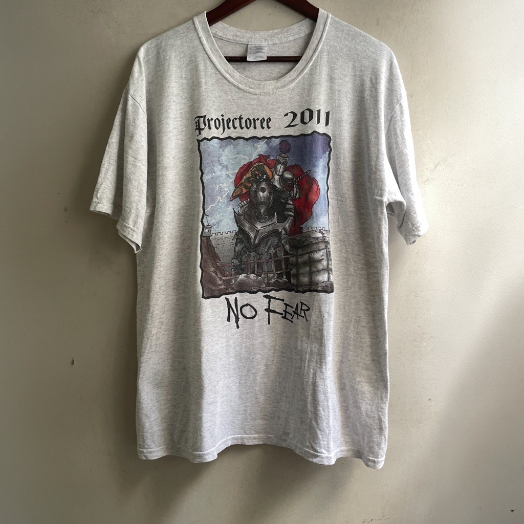เสื้อยืด Projectoree No Fear Know Fear 2011 - ใหญ่