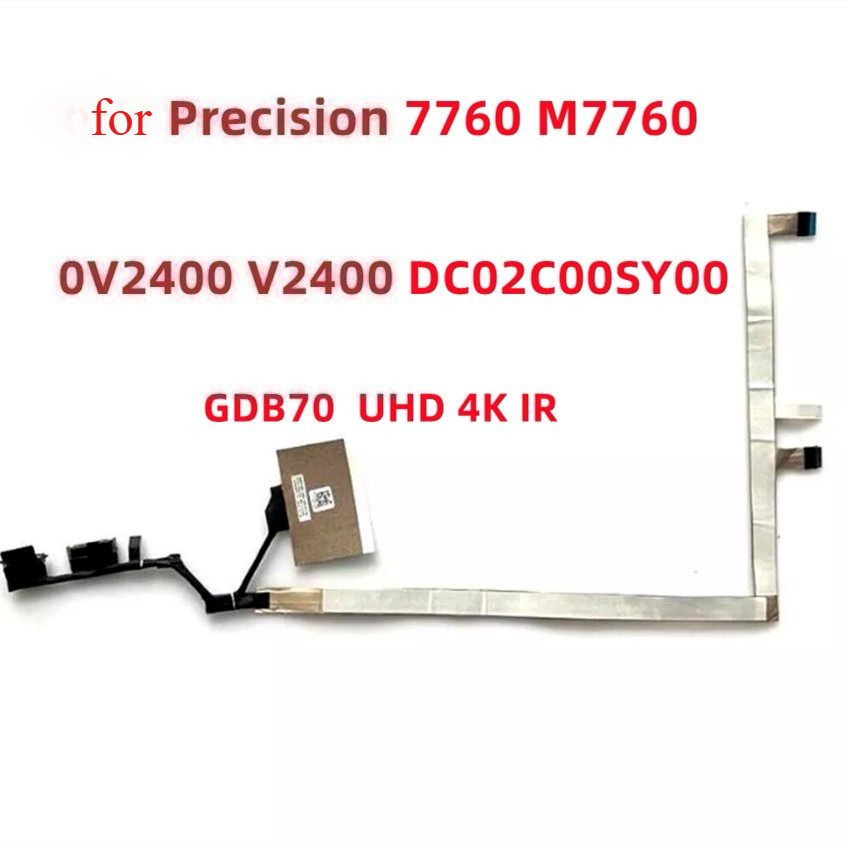 สาย LCD หน้าจอ DisplayPort สายเคเบิลสําหรับ Dell Precision 7760 M7760 4K 0.4 IR DC02C00SY00