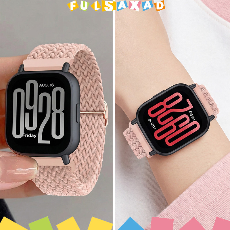 สายไนลอนถัก 22 มม. 20 มม. for Redmi Watch 5 Active/5 Lite/Garmin Watch Forerunner 165 570 265/Huawei/Amazfit Bip 6