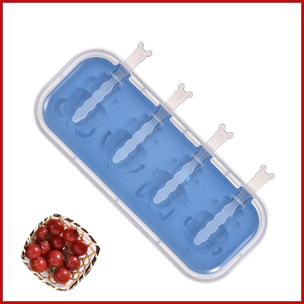 Ice Lolly Moulds Non-Stick Ice Lolly Makers Ice Pop Moulds Pop แม่พิมพ์ขนมหวาน Moulds น้ําผลไม้ช็อกโ