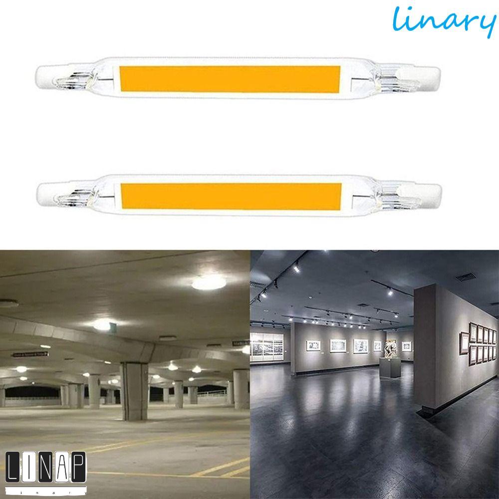 CULINARYHV COB Tube Bulb, 360 Glow เปลี่ยนหลอดโคมไฟ R7S, แบบพกพา 110v/220v หรี่แสงได้ Office