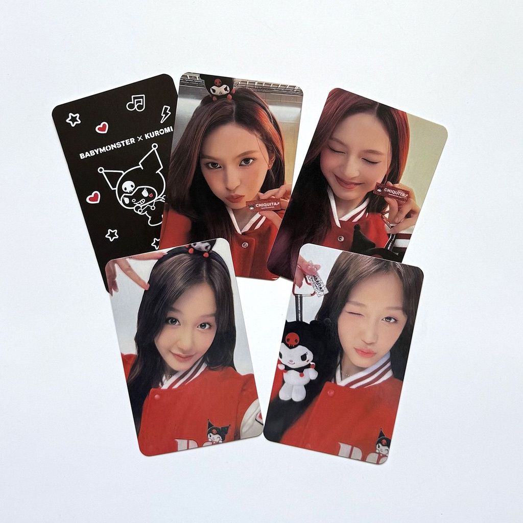 BABYMONSTER BABYMONSTER Sanrio Kuromi Co-Branded Random Card CHOOM Random Card Flash Photo Card