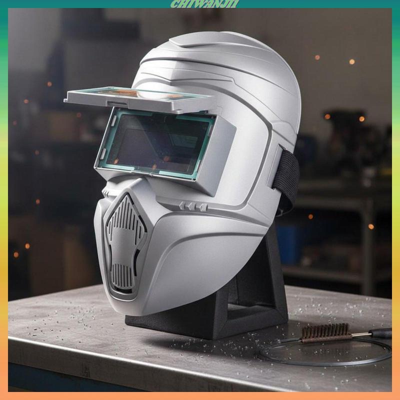 [ Chiwanji1] Adaptive Shading Metal-Joining Helmet Impact Resistance Flip-up Metal-Joining Visor Guard Gear สําหรับช่างเชื่อม, งานโลหะ, โรงงาน