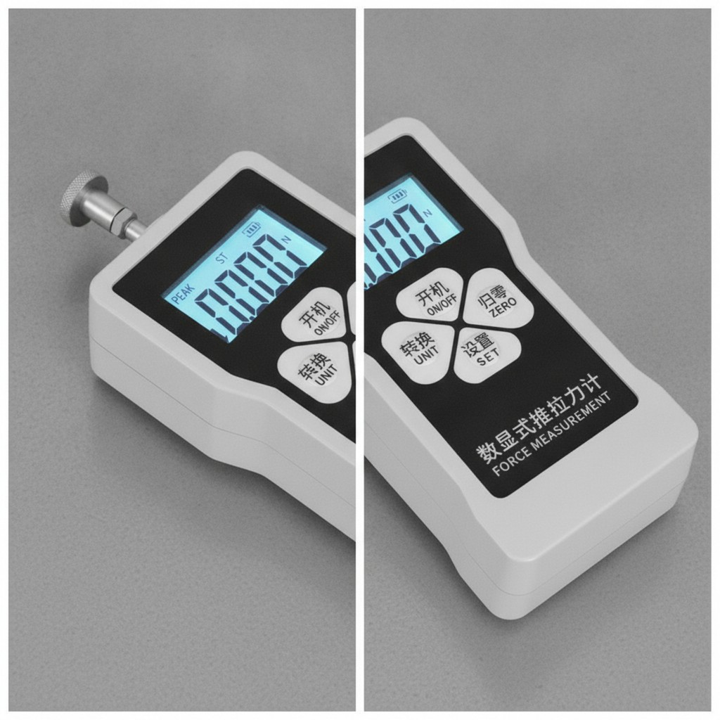 Push Pull Force Gauge อิเล็กทรอนิกส์ Digital Force Gauge Dynamometer Backlit เครื่องมือวัดที่แม่นยํา