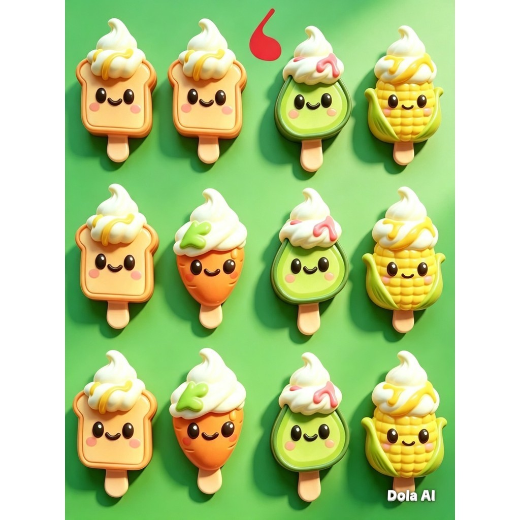 (ยกโหล 12ชิ้น) มี มอก. สกุชชี่ไอติม ไอติม สกุชชี่ของเล่น ไอติมสกุชชี่ สกุชชี่ สกุชชี่ไอติมน่ารัก รูปผลไม้ 12ชิ้น