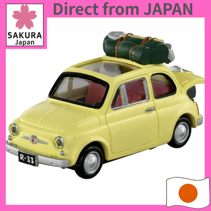 Takara Tomy Tomica Premium die-cast Fiat 500 collectible toy car from Lupin III: The Castle of Cagli