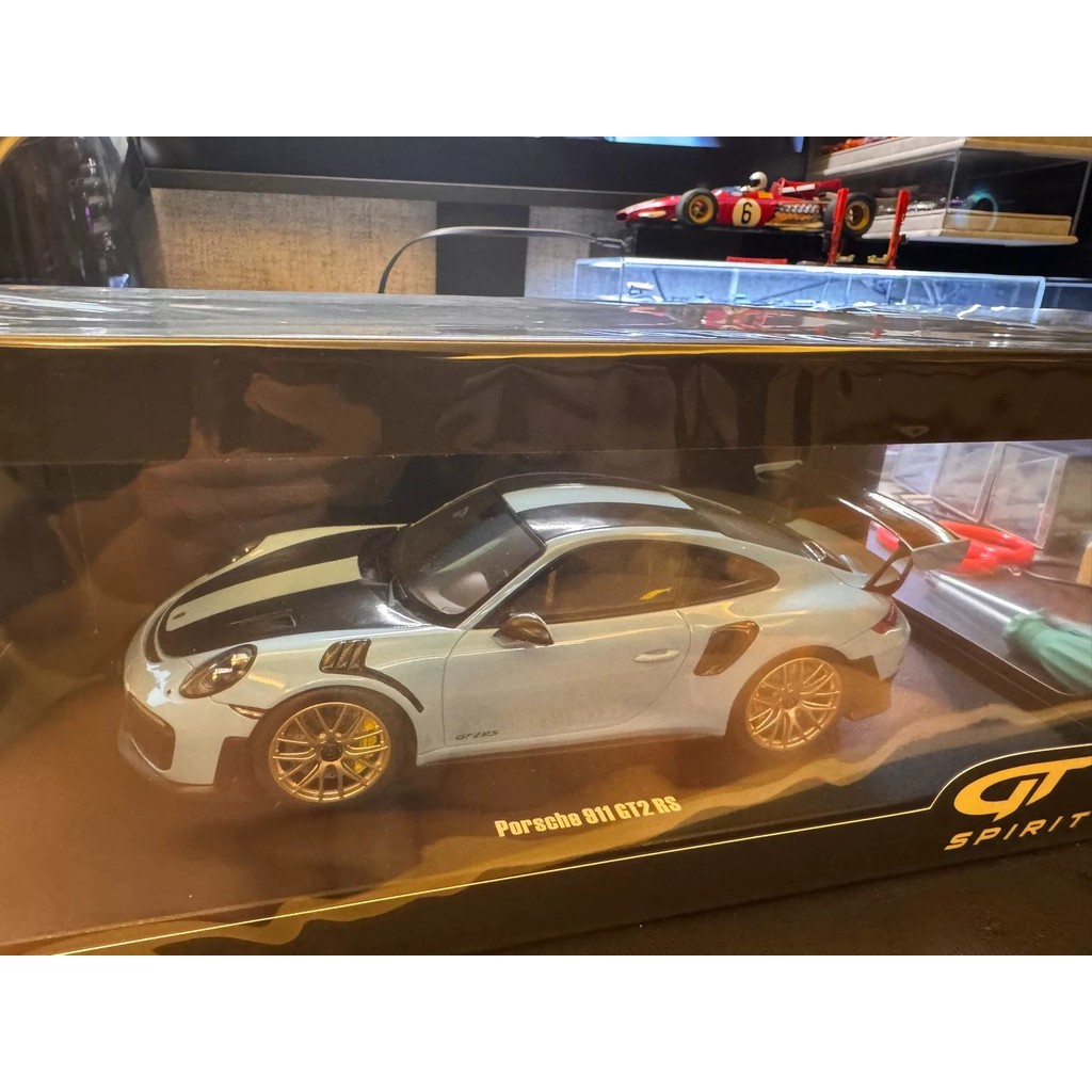 [นอกพิมพ์เดี่ยว] GT Spirit 1: 18 Porsche Porsche 911 (991.2) GT2 RS WECHISSA GULF BLUE Bay BLUE โมเด