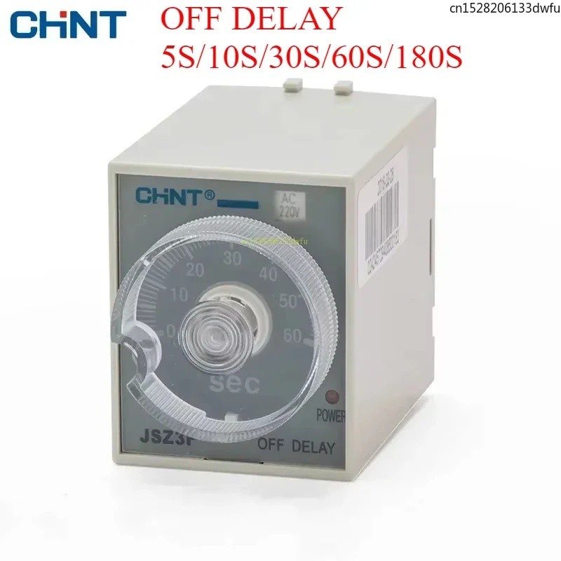 FZ CHINT Off Delay Operation Time Relay Power Failure Time Delay JSZ3F 5S 10S 30S 60S 180S Time Dela