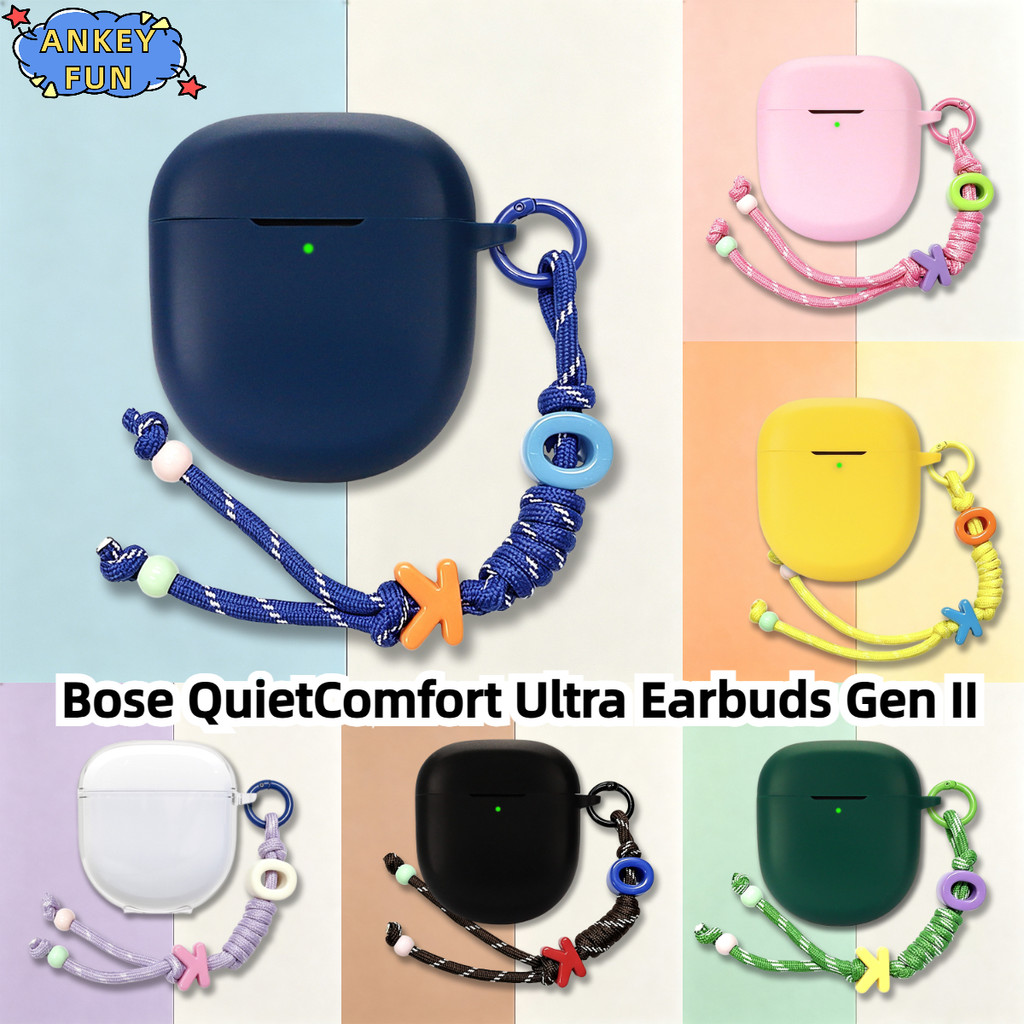Compatible with Bose QuietComfort Ultra Earbuds Gen II Case Clear Case Bose QC Earbuds II Clear TPU 