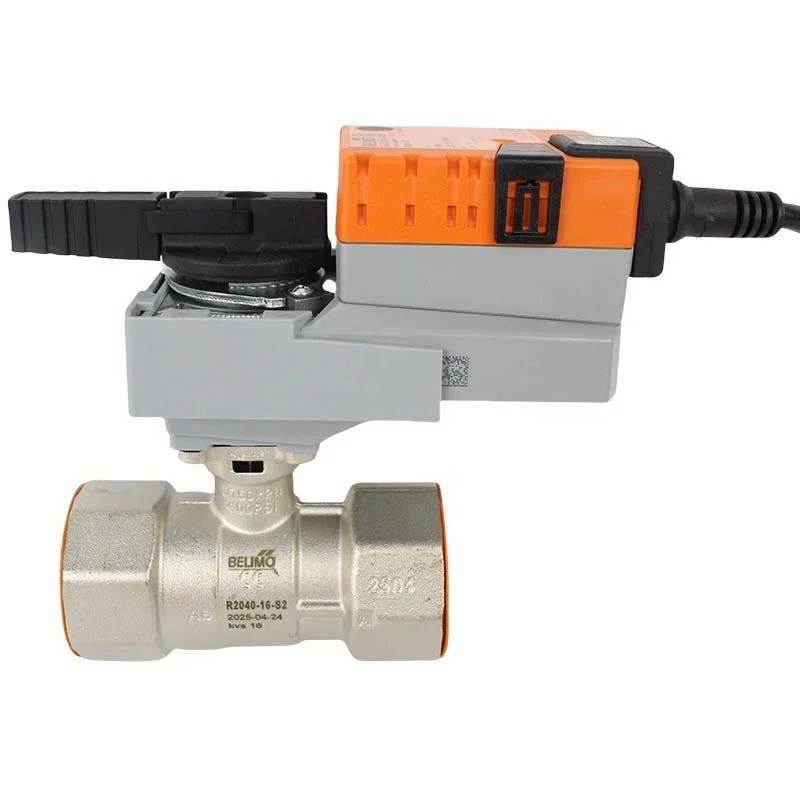 4Z1O Belimo Original Electric Ball Valve NR24A-SR 24V DN15-DN50 R2032-25-S3 R2040-16-S2 R2050-40-S3 