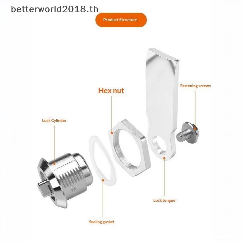 [bet] Cam Lock ติดตั้งง่าย 304 สแตนเลส 22 มม. 1 ชุดสําหรับการเปลี่ยนแผงตู้จ่ายไฟดีบุก [TH]