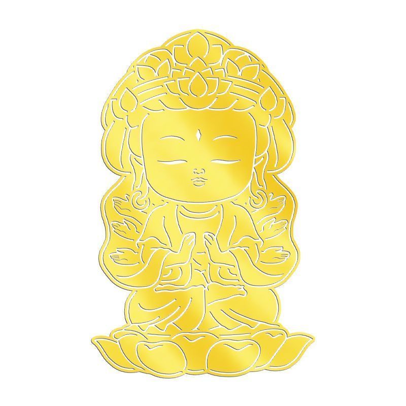 ✨❤❤✨ Zodiac Zodiac Zodiac Buddha แปด Patronus โทรศัพท์มือถือสติกเกอร์ Big Day Tathagata พันหู Guanyi