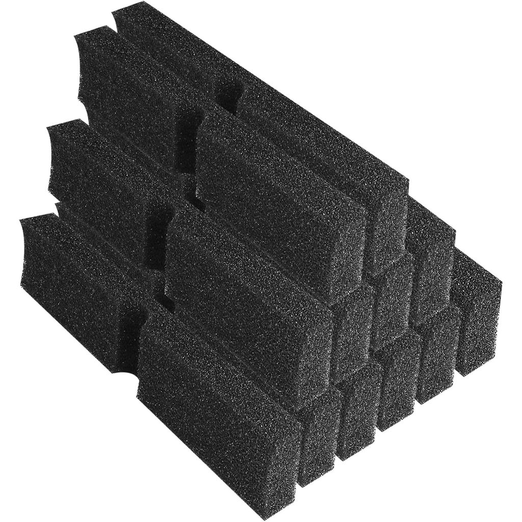Podoy Fx4 แผ่นกรองโฟมเปลี่ยนเข้ากันได้กับ Fluval FX5 FX6 Canister Filter, Aquarium Bio Sponge Foam F