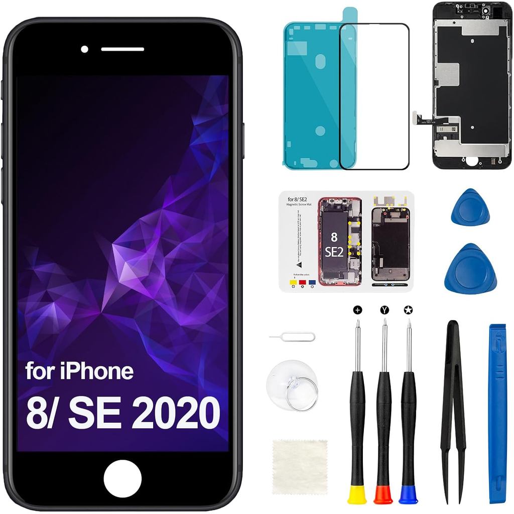 สําหรับiPhone 8 เปลี่ยนหน้าจอ 3D Touch LCDสําหรับiPhone SE 2020 IncellจอแสดงผลDigitizer Full Assembl