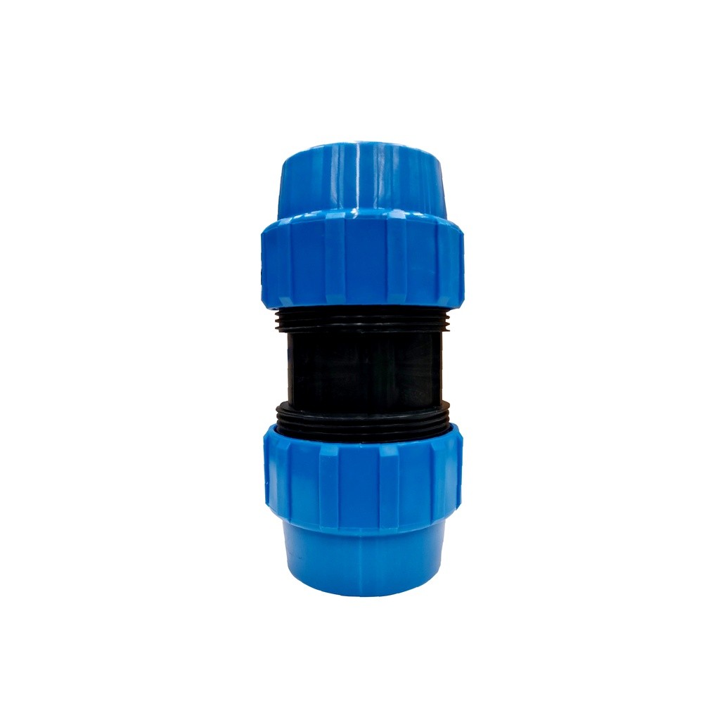 ต่อตรงPE (ข้อล็อก) ขนาด 63mm. ตราTajima ต่อต่รงพีอี ข้อต่อตรง ข้อต่อประปา ระบบน้ำ อุปกรณ์ท่อHDPE