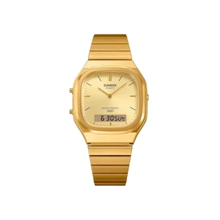 CASIO นาฬิกาข้อมือ CASIO รุ่น AQ-240EG-9ADF สายสเตนเลส สีทอง