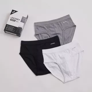 JOCKEY UNDERWEAR กางเกงในชาย VALUE PACK รุ่น KU VL1221 BRIEFS (Pack 3 ชิ้น)