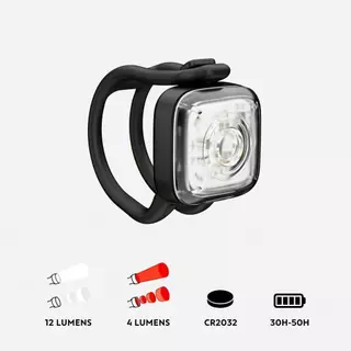 Decathlon Bike Light Battery Powered Front/Rear ไฟหน้า/ท้ายจักรยานแบบใช้แบตเตอรี่ รุ่น Sl110 - Black