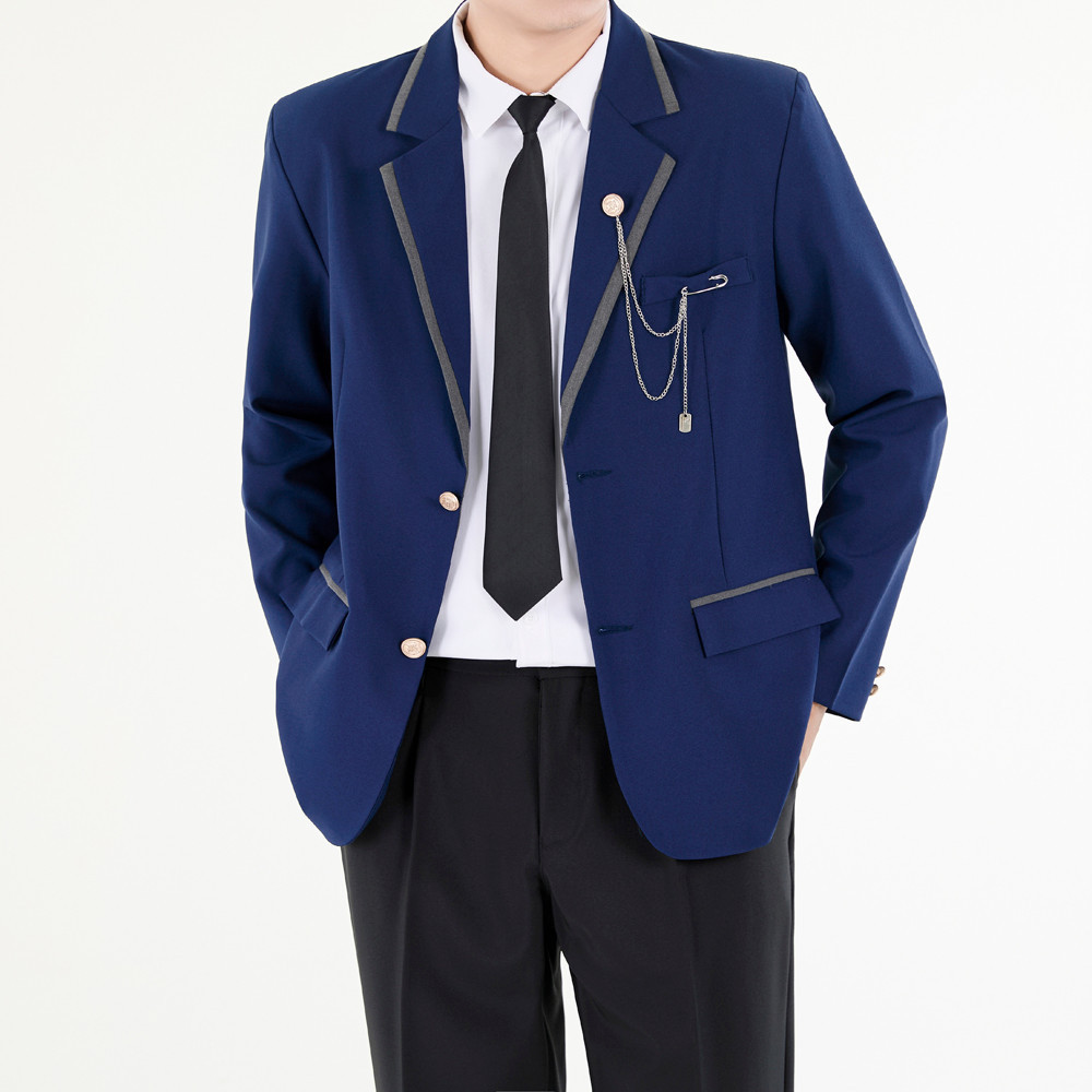 Ueno Original Japanese Campus Suit Jacket Classic Three Buttons JKDK School Uniform Preppy Style Uni