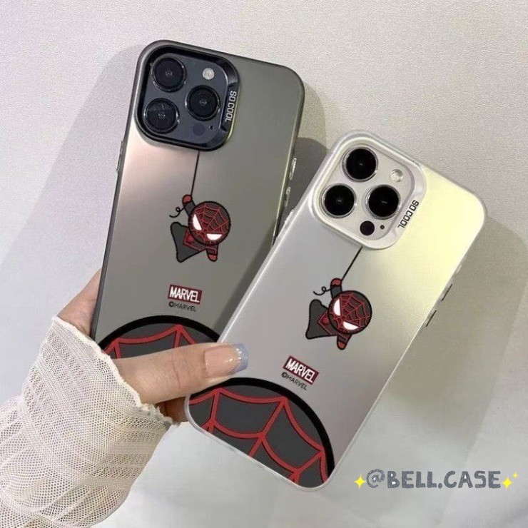 สําหรับiPhone 17 16 15 14 13 12 11 Pro Max X XR XS MAX 7 8PLUSน่ารักแมงมุมขนาดเล็กBig Holeเคสโทรศัพท