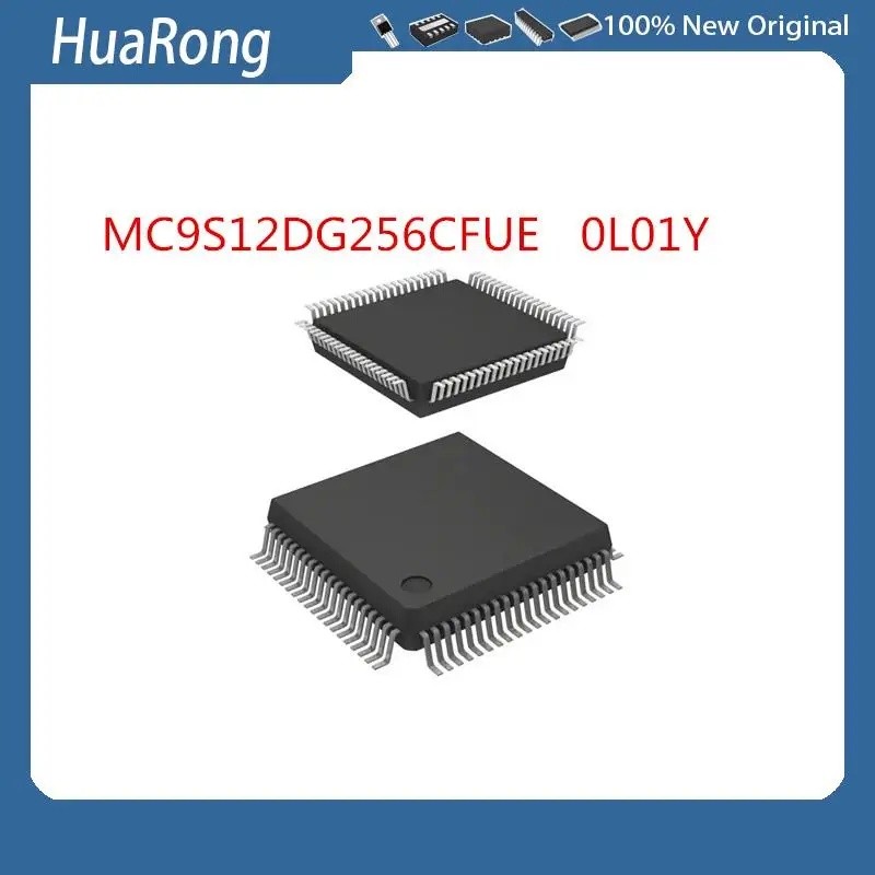 2 ชิ้น/แบทช์ MC9S12DG256CFUE 0L01Y MC9S12DG256 OLO1Y QFP80
