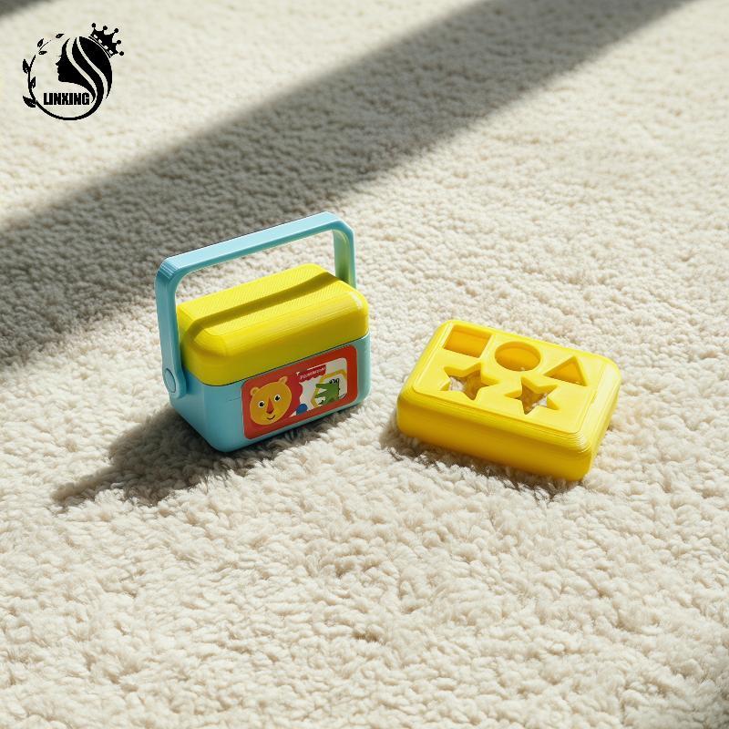 [Mini Spend 0-1.5k] เด็กการศึกษา Miniature Shape Sorter กล่องของเล่น Encourages Creative Play Dollho