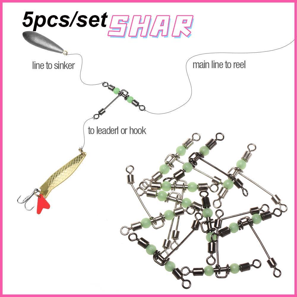 SHAR 5 ชิ้น 3 ทาง Connector ทนทาน Trident Splitter ทองเหลือง Barrel Luminous