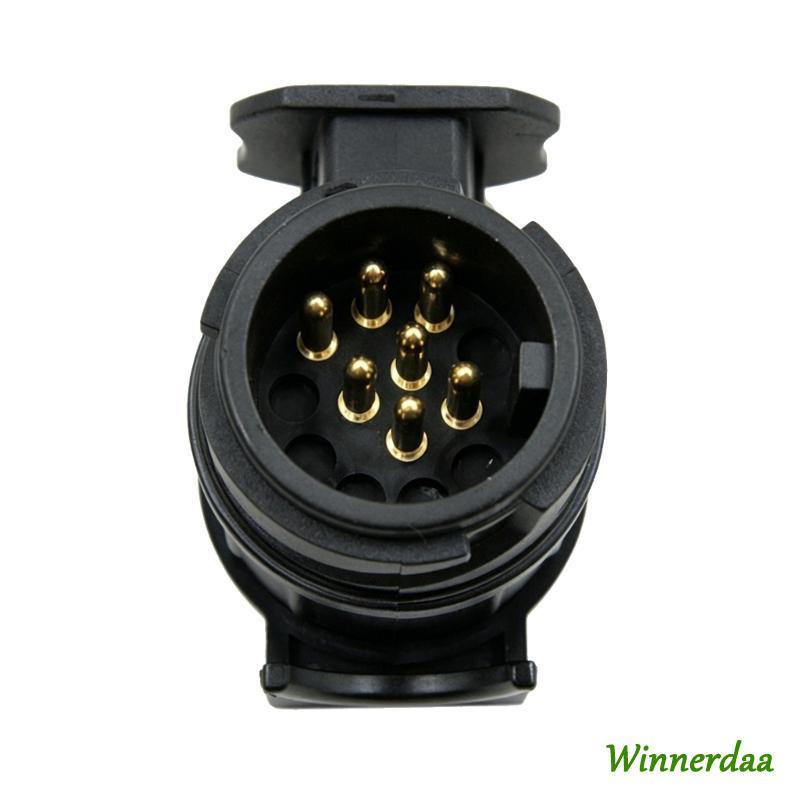WIN กันน้ํา 13P ถึง 7 Pin Trailer รถบรรทุกปลั๊ก ABS ออกแบบสําหรับหลายประเภทรถ