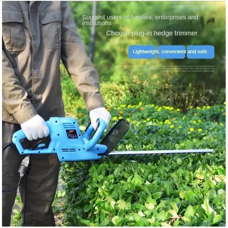 CL6A ต้นฉบับใหม่ 220V Electric Garden Hedge Trimmer พร้อมแบตเตอรี่ลิเธียมและฟังก์ชั่นตัดหญ้าดอกไม้ C