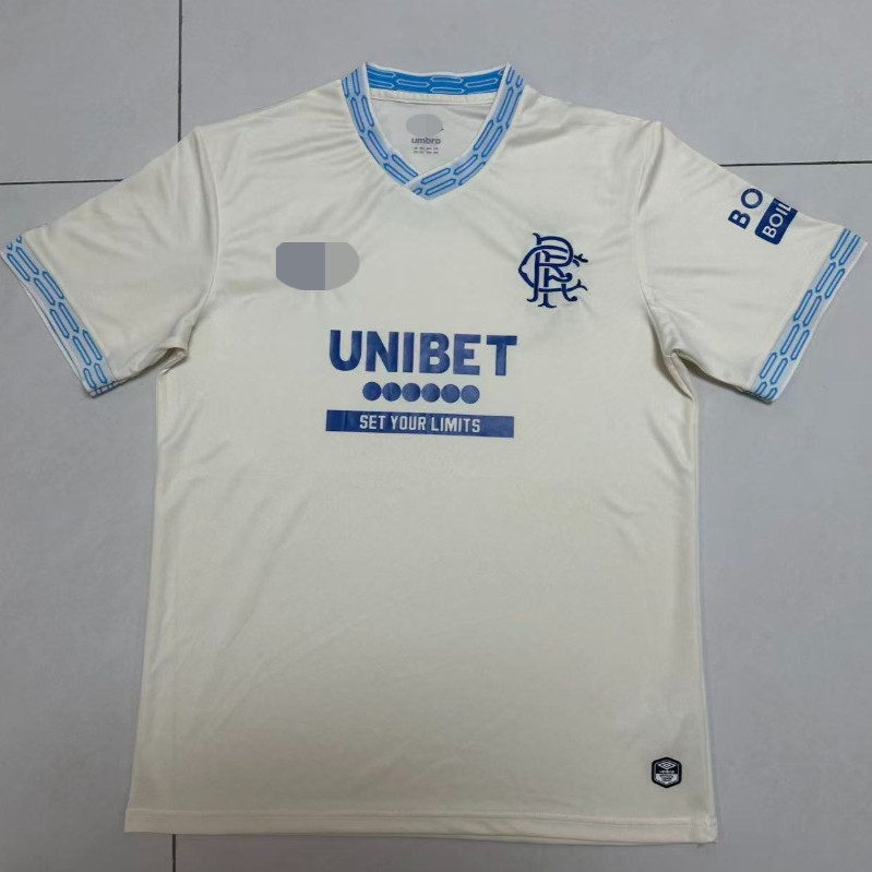 Fan Version 2627 Rangers Away Short Sleeve Man Jersey S-4XL