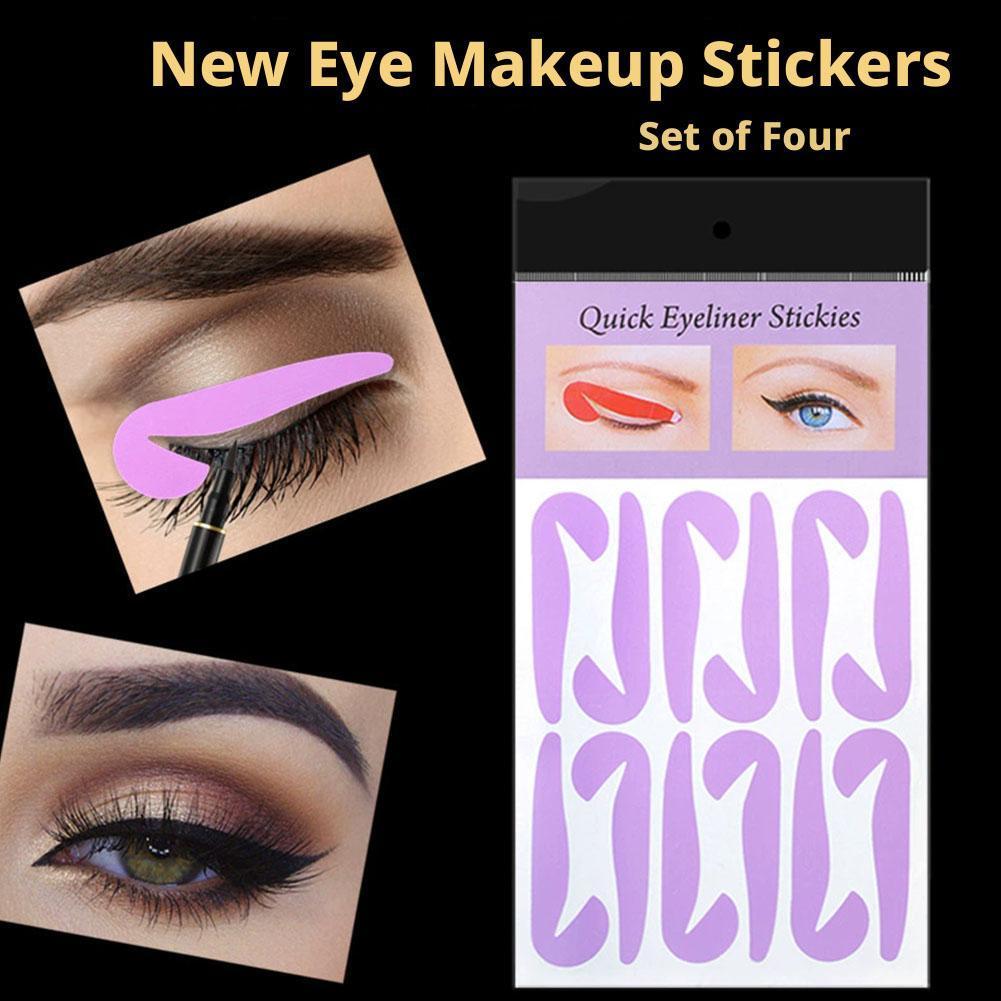 สติ๊กเกอร์เสริมแต่งตา, Fox Eyeliner Template การ์ดเสริม Lazy New Artifact, E2v3
