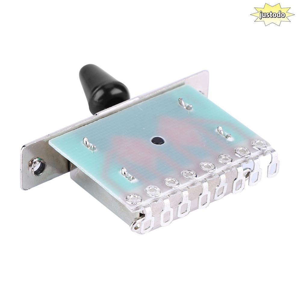 JUSTO 5-Way Pickup Selector Switch, โลหะเงินกีตาร์ Lever Switch, Professional 5-Way ตําแหน่งไฟฟ้ากีต