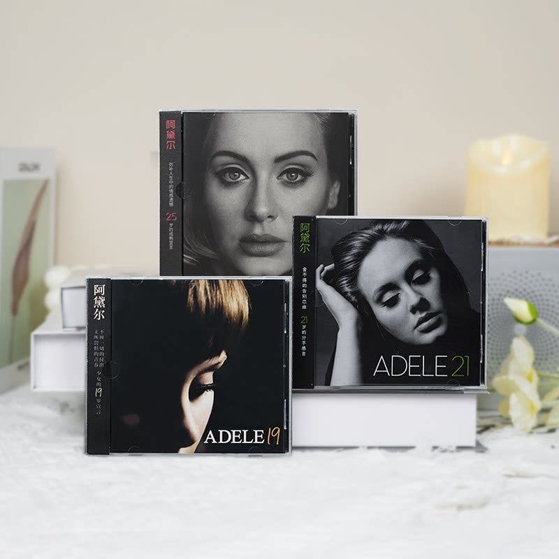 อย่างเป็นทางการของแท้ Adele CD อัลบั้มแผ่นบันทึก + Lyrics Book Entity Cd Disc ของขวัญวันเกิด Adele8.