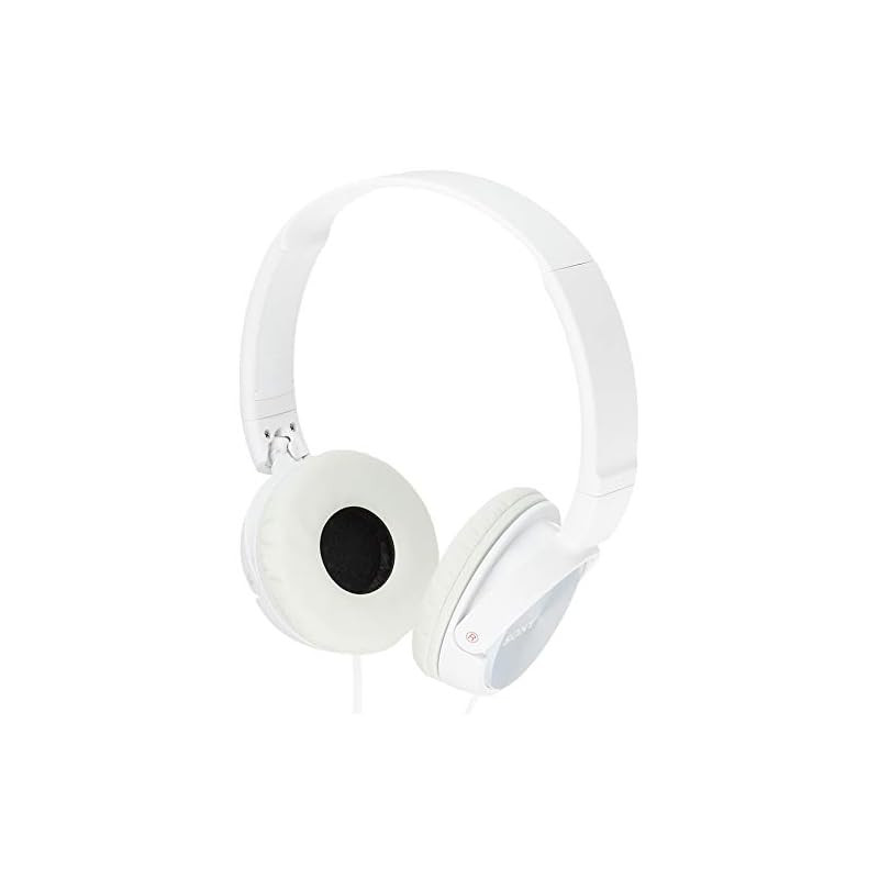 Sony Headphones MDR-ZX310: Closed-back, Foldable, White MDR-ZX310 W