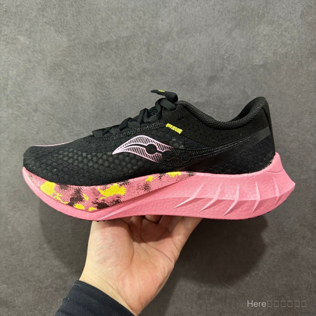 SAUCONY SAUCONY ENDORPHIN PRO4 Brown Series ผู้ชายผู้หญิง Low-Top Cushioning รองเท้าวิ่ง 1FRW