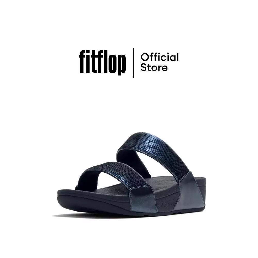 FITFLOP LULU SEQUIN SLIDES รองเท้าแตะผู้หญิง รุ่น JF2-D57 สี BLUE