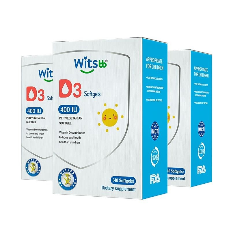 Witsbb Sensitive Thinking วิตามิน d3 เด็กทารกเด็กเล็กทารกแรกเกิด Partner 400IU#Witsbb健敏思维生素d3婴幼儿童新生宝