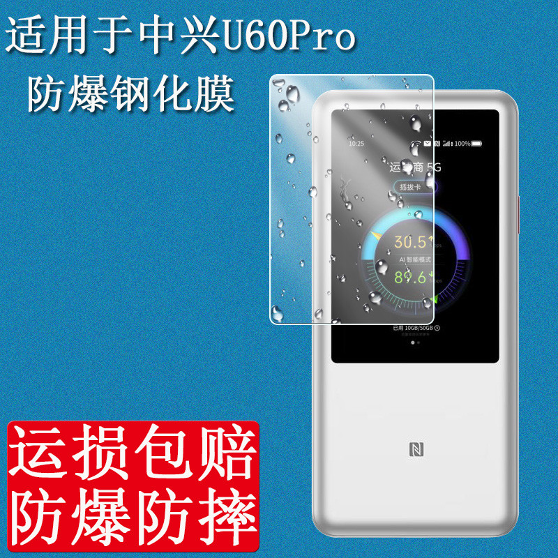 เหมาะสําหรับ ZTE U60 Pro ฟิล์มนิรภัย Global Version 5G แบบพกพา WiFi7 Router ZTE MU5250 ฟิล์มหน้าจอ H