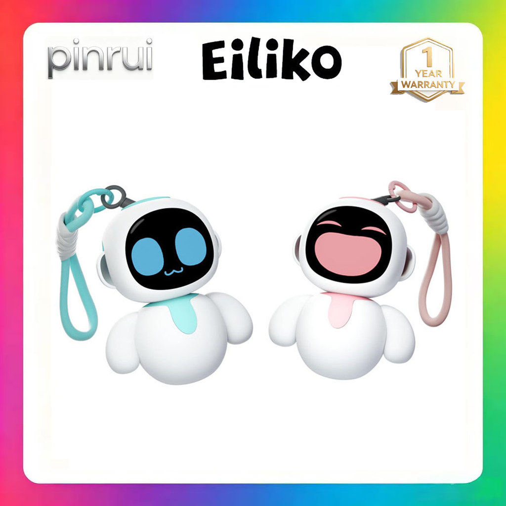 Eiliko Intelligent AI Robot Palm Pet Companion Robot Emojis Interactive Bag Pendant