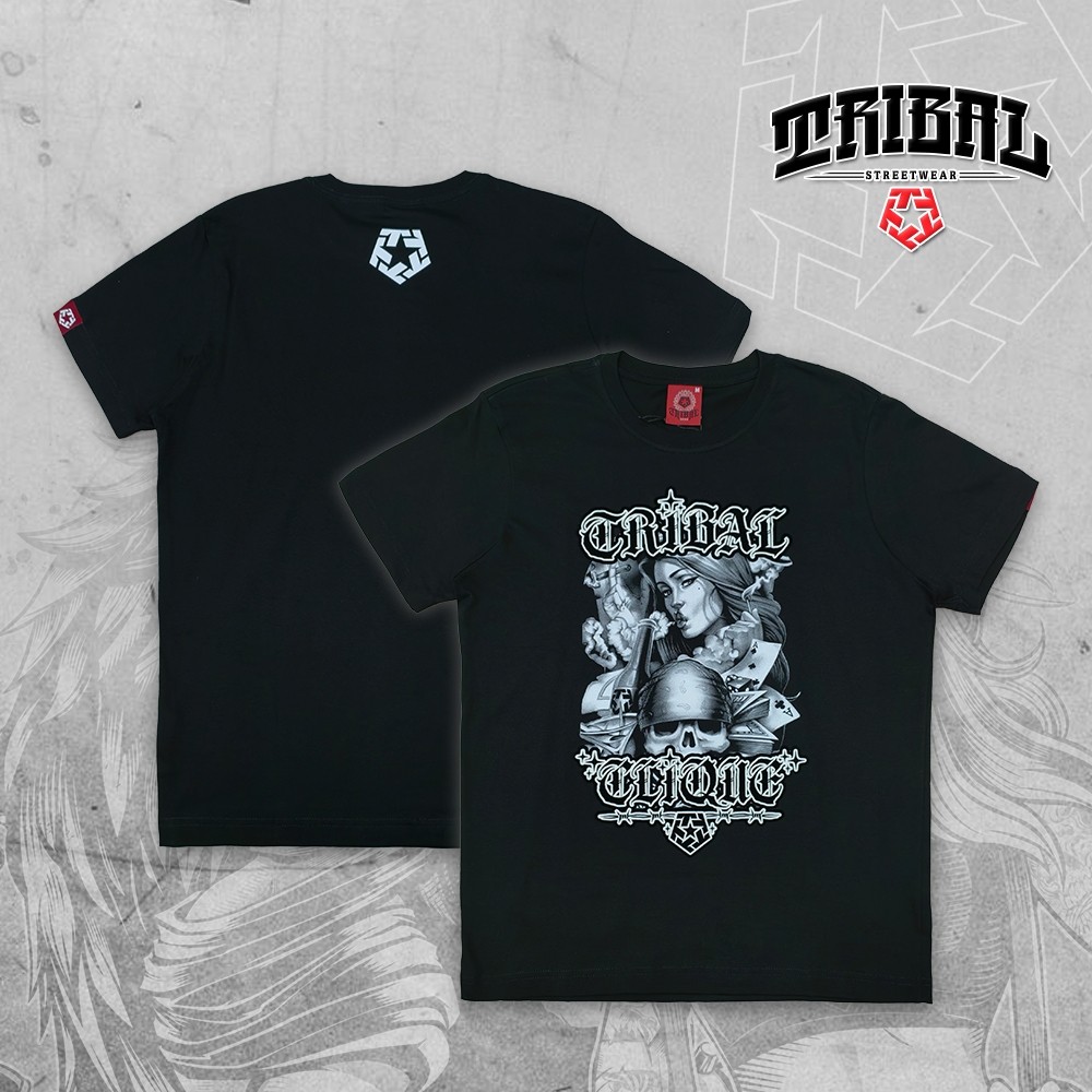 เสื้อยืดคอกลมผู้ชาย Tribal (TG ARTWORK) 888