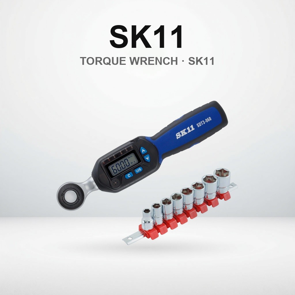 ประแจปอนด์ดิจิทัล SK11 (มีหลายช่วงแรงบิด) | SK11 Digital Torque Wrench, Various Ranges