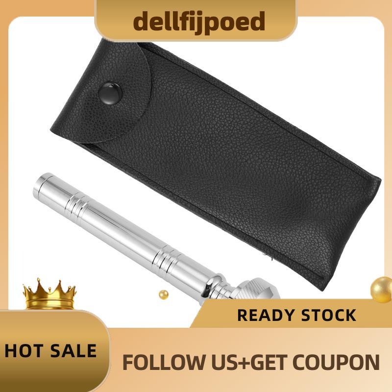 dellfijpoedChristian Pocket Holy Water Sprinkler with Leather Carrying Case Religious Pocket Stainle
