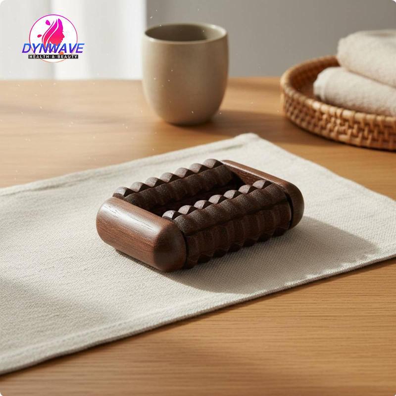 [Dynwave2] เครื่องนวดไม้แบบพกพา Ergonomic Hand Roller Massage สีดํา Ziguang Tan