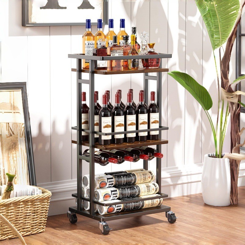 欧 cheacheongsam Tang Red Burgundry storage rack storage rack Multi functional storage rack 8.26