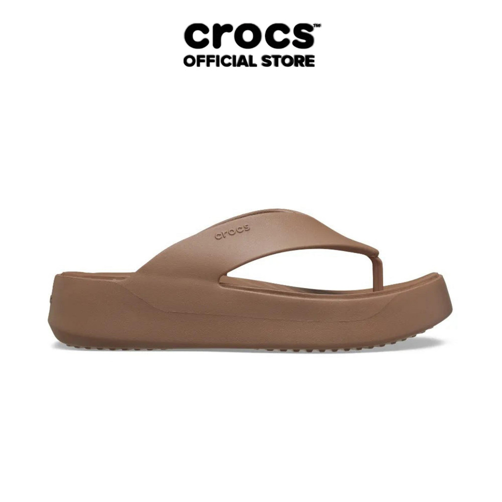 รองเท้าแตะผู้หญิง Crocs Getaway Platform - Latte - 209410-2Q9