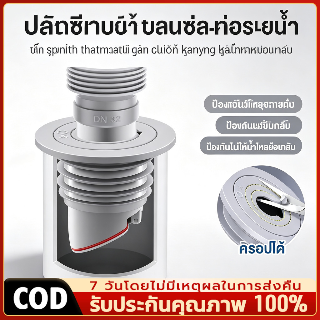 ท่อระบายน้ํา ซิลิโคน ท่อระบายน้ํา แหวนซีล ปลั๊กน้ํา ท่อระบายน้ํา พื้น ป้องกันกลิ่น อุปกรณ์ห้องน้ํา