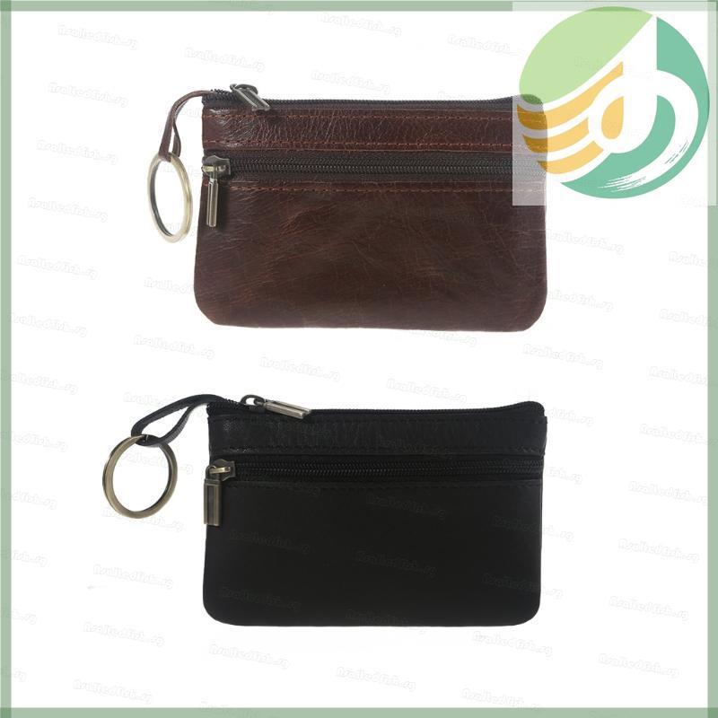 Yf6 As Retro PU Cowhide Men s Purses กระเป๋าใส่เหรียญเงินสดเปลี่ยนผู้ถือบัตรสําหรับ Key Hol
