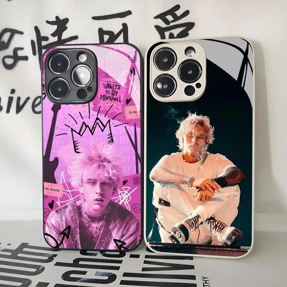 BK-1 M-Machine Gun Kelly mgk Rapper เคสโทรศัพท์สําหรับ Iphone 17 Air 18 16 15 14 12 11 13 Pro Max Mi